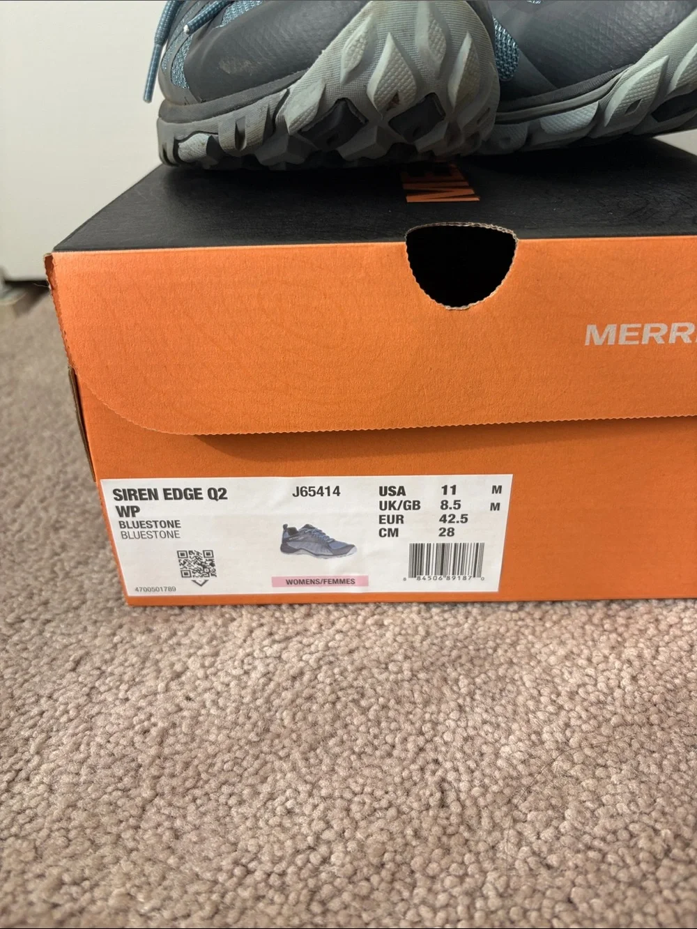 Merrell Siren Edge bluestone hiking shoes